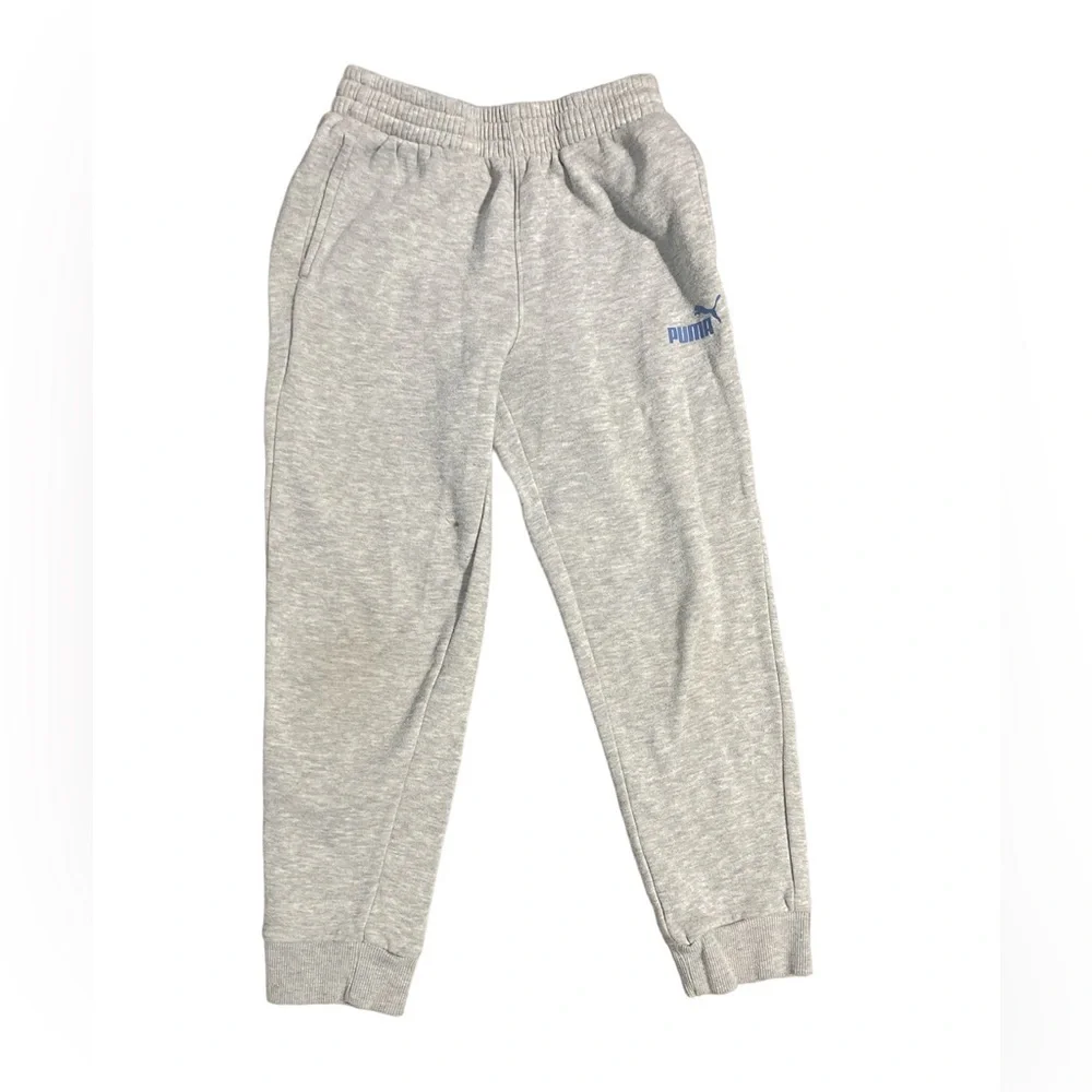 Grey Puma Sweatpants for Kids